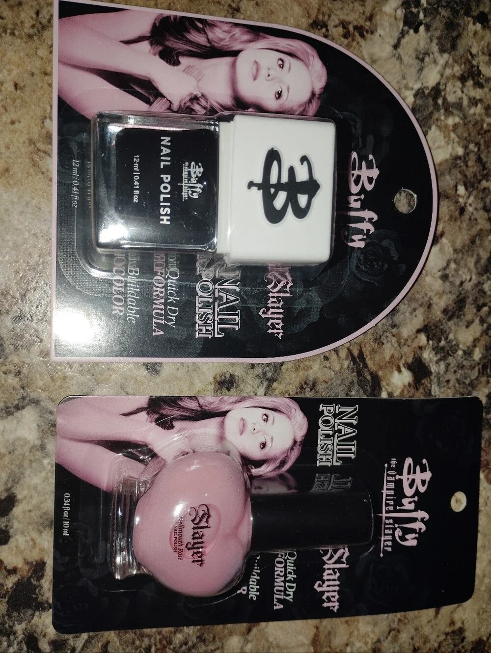 Buffy Slayer Pink Nail Polish - Soft Rose Shade New